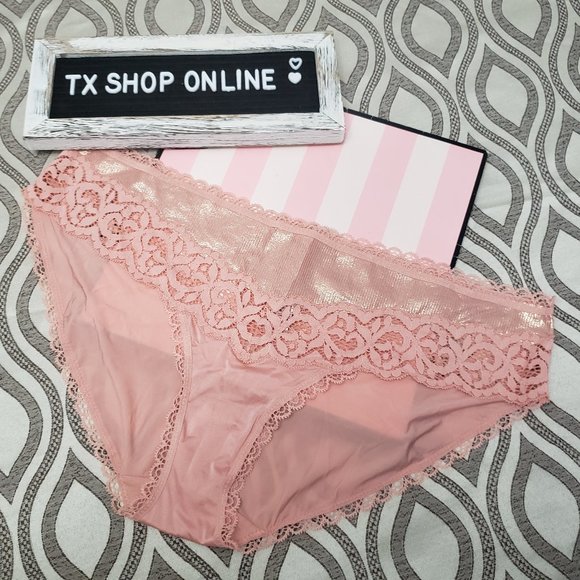 Body By Victoria's Secret pink shimmer bikini - Picture 1 of 5